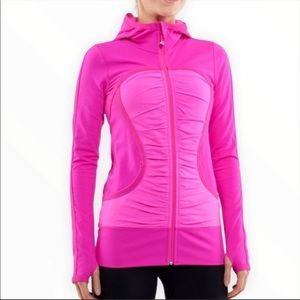 Lululemon pink scuba hoodie